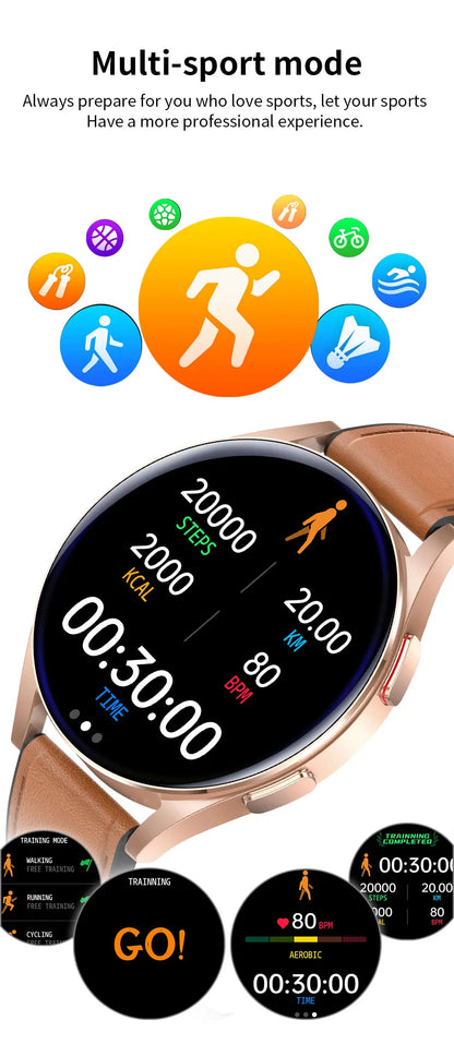 Smartwatch 6: Touch Sports Tracker with Health Monitoring and Bluetooth Calling