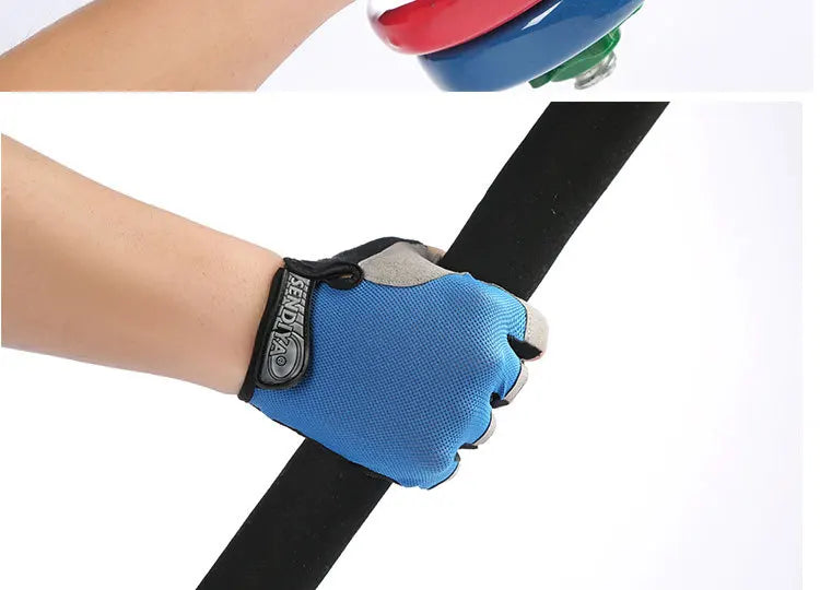Half Finger Gym Gloves: Anti-Slip, Breathable for Bodybuilding & Crossfit