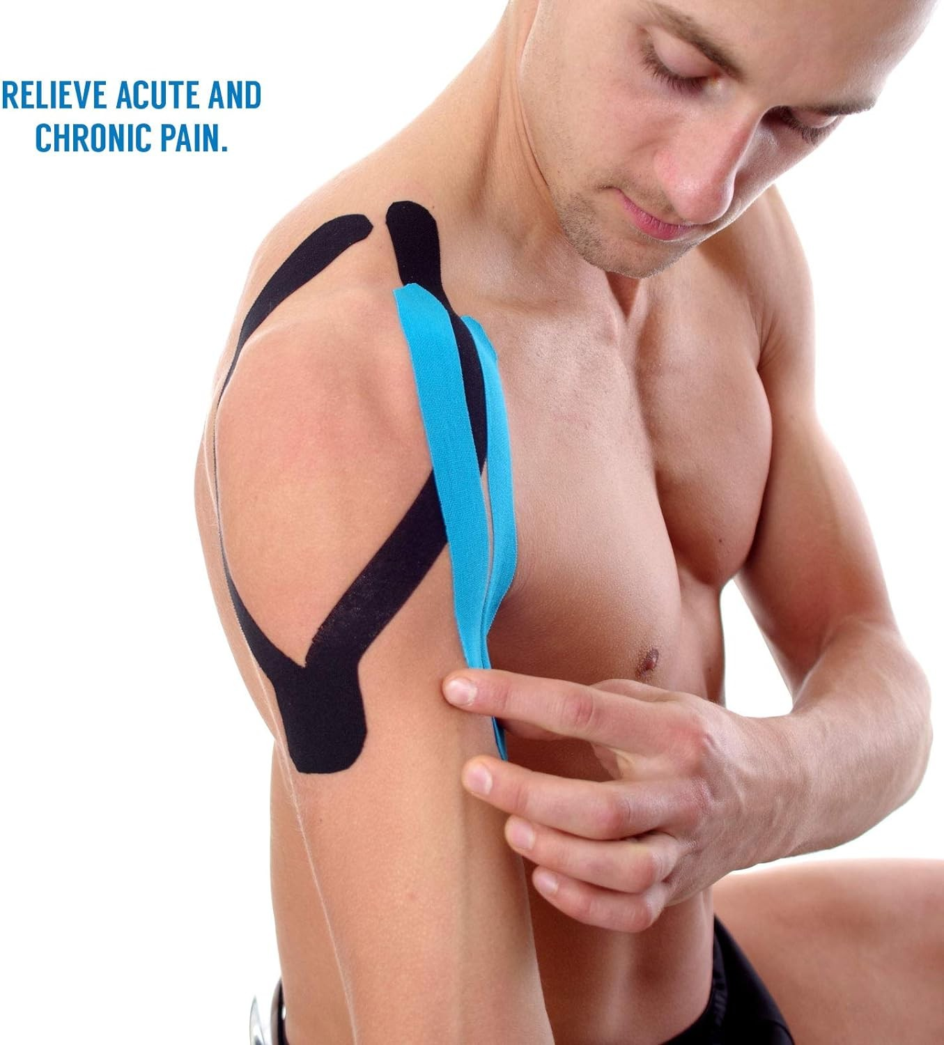 Elastic Sports Tape: Strain Injury and Muscle Pain Relief