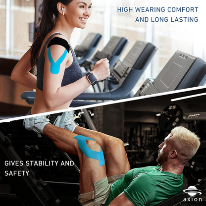 Elastic Sports Tape: Strain Injury and Muscle Pain Relief